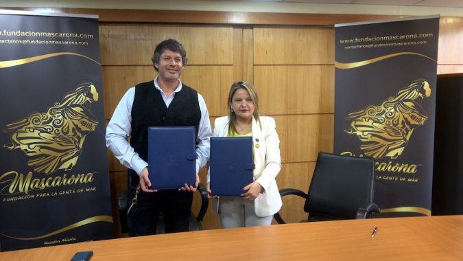 Mascarona y Workmed firman convenio para mejorar la cobertura de salud de los marinos mercantes.