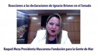 Presidenta de Mascarona, Fundación para la Gente de Mar, Raquel Meza, rebate dichos de Ignacio Briones sobre el cabotaje.