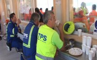 Contenedores comedores de TPS habilitados para la media hora de colación han mejorado la calidad de vida de los trabajadores.