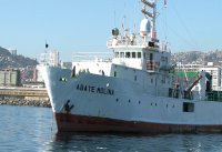 El buque científico del IFOP que cuantifica nuestros recursos pesqueros.