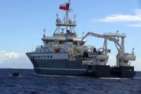 El IFOP en el buque oceanográfico Cabo de Hornos evalúa merluza en la zona austral.
