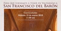 Corporación Por Un Valparaíso Unido en campaña para reconstruir Iglesia de San Francisco.