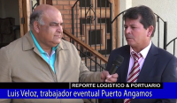 Marejadas preocupan a eventuales de Puerto Angamos porque provocó una drástica dismiución de los turnos de trabajo.