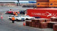 Flota de autos clásicos desembarca en Antofagasta Terminal Internacional