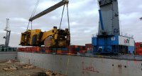Antofagasta Terminal Internacional desembarca camiones mineros y busca aumentar cargas de proyecto