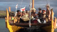 La histórica travesía del Kuini Analola, una réplica de las antiguas embarcaciones polinésicas que unió el continente con Rapa Nui