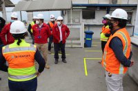 Intendente de Antofagasta visita Puerto Angamos para reconocer el trabajo realizado durante la pandemia