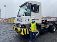 Conozca los tractocamiones, toneladas de potencia y modernidad en el puerto de San Antonio