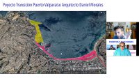 Arquitecto y concejal Daniel Morales explica en detalle su proyecto de transición para ampliar el puerto de Valparaíso