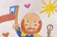 Finalización del concurso de pintura escolar “Prat en el corazón de Chile”