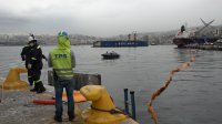 TPS mediante su equipo de HSE coordinó un ejercicio preventivo para contener posibles derrames en la bahía de Valparaíso.
