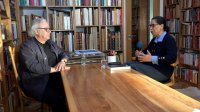 Curadora del Museo del Libro del Mar de Puerto San Antonio, Norma Alcamán, entrevista a Enrique Inda por 50º Aniversario del Premio Nobel a Neruda.
