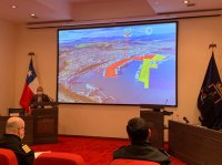 Oficiales de la Armada conocieron detalles del proyecto Puerto Exterior