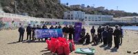 Personal del Museo Marítimo Nacional realizó limpieza en playa San Mateo