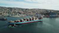 Maersk vuelve a Valparaíso con servicio regular de TPS