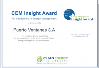 Puerto Ventanas recibió reconocimiento internacional por su liderazgo en gestión de la Energía
