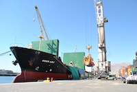 ITI desarrolla embarque de soya con contenedores de volteo