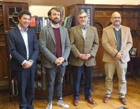 Nuevo presidente del directorio de EPV se reúne con alcalde de Valparaíso.