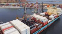 Terminal Puerto Arica logra récord de movilización de contenedores con neumáticos para la minería peruana
