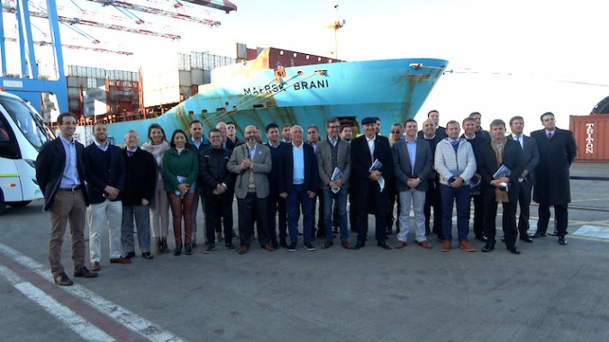 Delegación empresarial del noreste argentino visitó Puerto Valparaíso y recorrió las instalaciones de TPS.