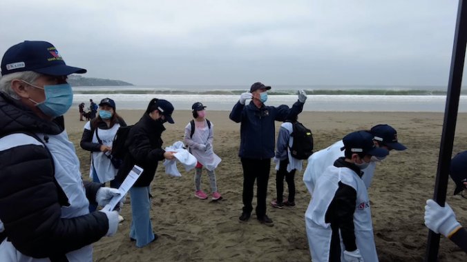 Hermandad de la Costa apoyó Día Internacional de Limpieza de Playas