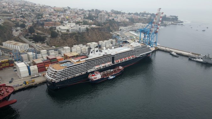 Último fin de semana de febrero registra peak de temporada de cruceros en Valparaíso.
