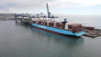 STI atiende a la nave de mayor manga en recalar en puertos chilenos