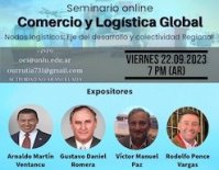 El presidente de la Alianza Marítima de Chile, Rodolfo Ponce, participa en seminario online sobre Comercio y Logística Global.