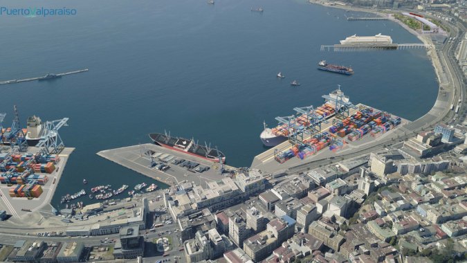 Luego de varios años de diálogo social, Puerto Valparaíso logra consensuar un proyecto de expansión que duplicará la capacidad portuaria.