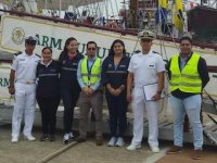 Ian Taylor agencia en Guayaquil al Buque Escuela de la Armada Mexicana el ARM Cuauhtémoc