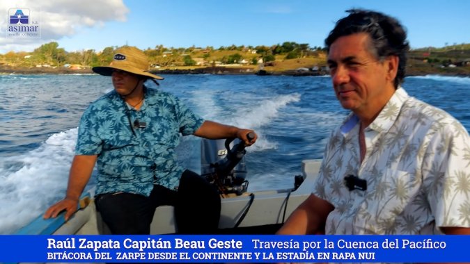 Relato de Raúl Zapata, capitán del velero Beau Geste que realiza la travesía oceánica 