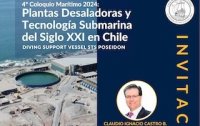 Liga Marítima marca la agenda con su 4° Coloquio abordando los desafíos de las plantas desaladoras y la tecnología submarina en Chile