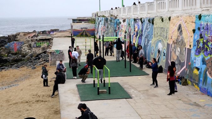 TPS destina parte de los fondos de la Media Maratón para crear un Parque de Calistenia en Playa Las Torpederas.