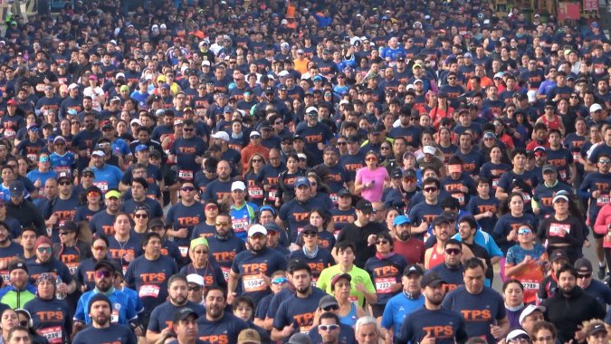 Puerto Valparaíso detuvo actividad y abrió sus puertas para la realización de la Media Maratón TPS 2024.