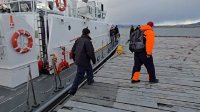 Cronología del operativo de rescate del Ferry Yaghan que encalló en un bajo del Estrecho de Magallanes.