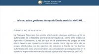 Cámara Aduanera informa sobre reposición de servicios del SAG