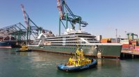 Con la llegada del Seabourn Pursuit DP World San Antonio inauguró la temporada de cruceros 2024-2025.