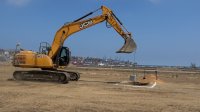 Reactivan obras del Parque Barón que abrirá un nuevo espacio en el borde costero de Valparaíso.