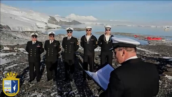 Este 9 de abril la dotación de Base Naval Antártica “Capitán Arturo Prat” rindió un homenaje al Capitán Pedro Gonzalez Pacheco.