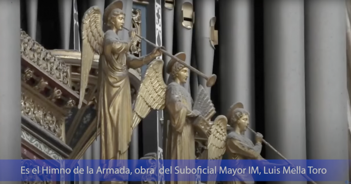 ¡IMPERDIBLE! El órgano de la Abadía de Westminster interpreta himno de Armada de Chile
