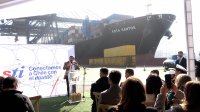 San Antonio Terminal Internacional, STI, dio inicio al servicio WSA6 que unirá Chile con China.
