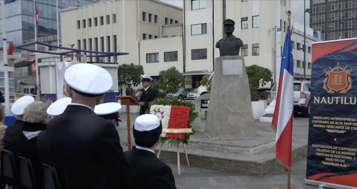 La Asociación de Capitanes de Alta Mar Nautilus, conmemoró el 109° Aniversario de la Gesta del Piloto Pardo.