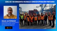 Cerca de 100 dirigentes vecinales conocieron en terreno la operación del puerto de Valparaíso.
