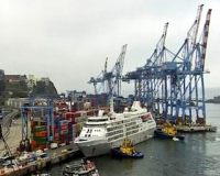 Nave de pasajeros de lujo procedente de Oceanía arribó a Valparaíso en ruta hacia el sur de Chile Nave de pasajeros de lujo procedente de Oceanía arribó a Valparaíso en ruta hacia el sur de Chile