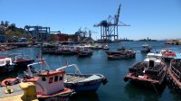 La Empresa Portuaria Valparaíso inició la primera fase de la remodelación del Muelle Prat.