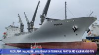 TPV recibe la recalada inaugural de la MN Ponga, en su primer viaje procedente de Japón, agenciada por Marval