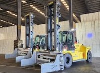 DP World suma en Lirquén 2 modernas grúas para cargas de celulosa con gran volumen y peso