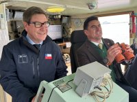 Biministro Daniel Mas visitó el histórico buque científico Abate Molina en Valparaíso
