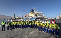 Delegación de Liceo Los Cóndores conoció las operaciones del Puerto de Iquique